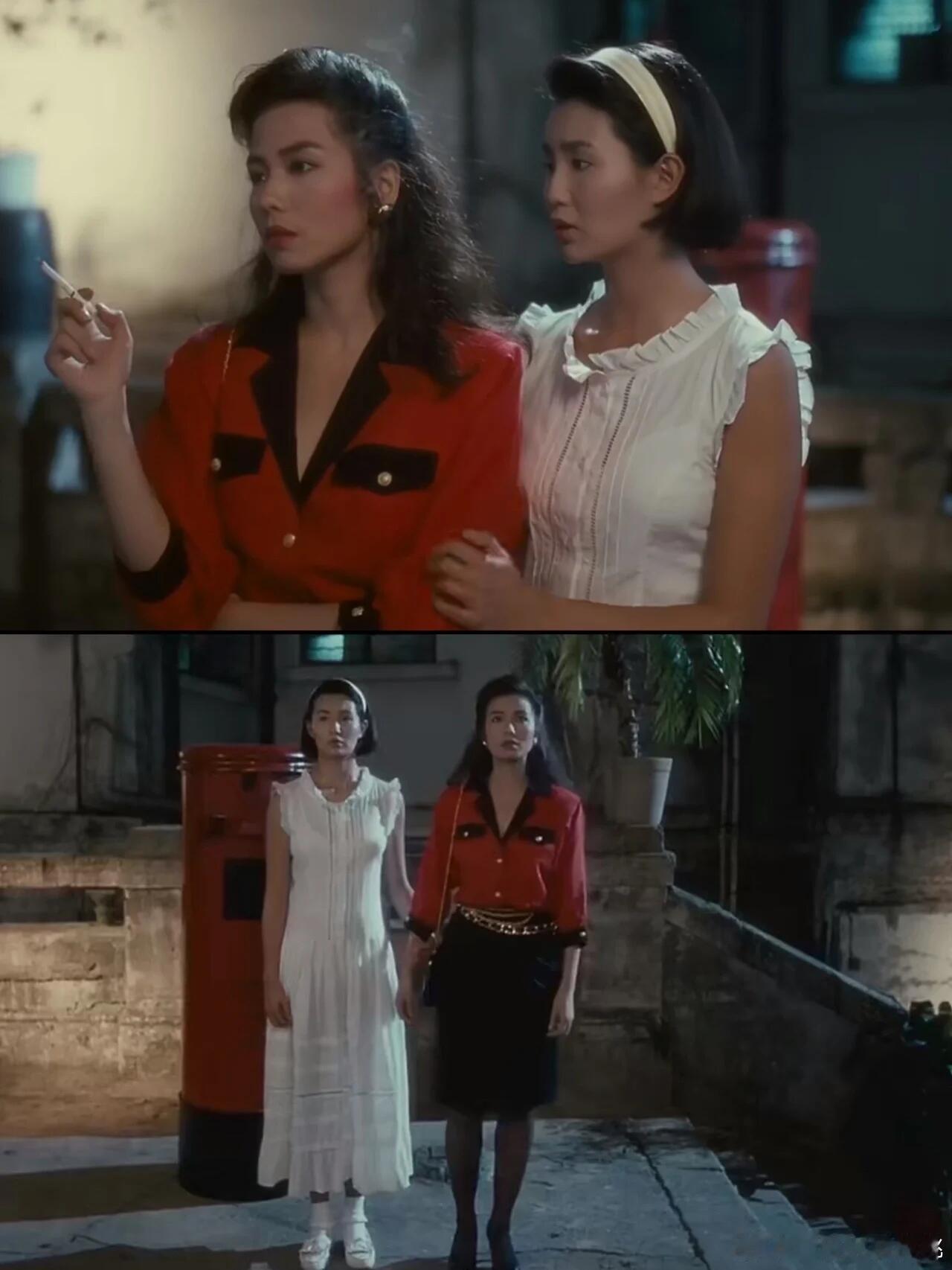 1988年影版《流金岁月》蒋南孙&朱锁锁穿搭🌹时尚灵感解读