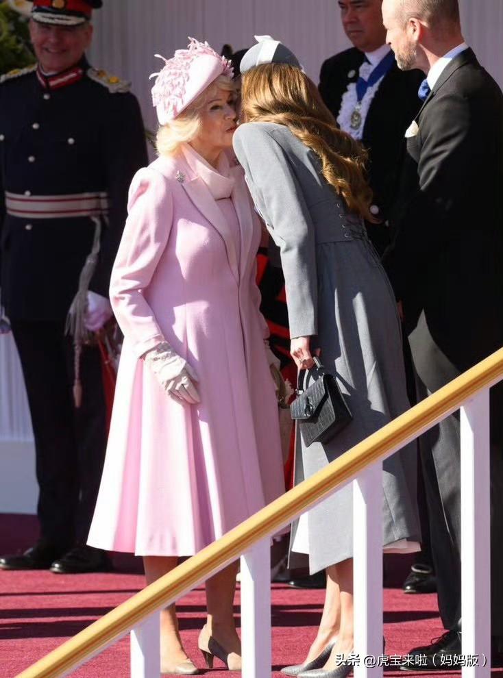 婆媳俩的贴面礼！看着也挺和谐！这是迎接尼日利亚总统夫妇的欢迎仪式上发生的一幕！不