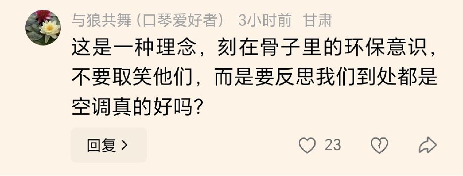 这个网友是意林老祖附身了吗？
欧洲已经因为没有空调热死了那么多人，还要让我们来反