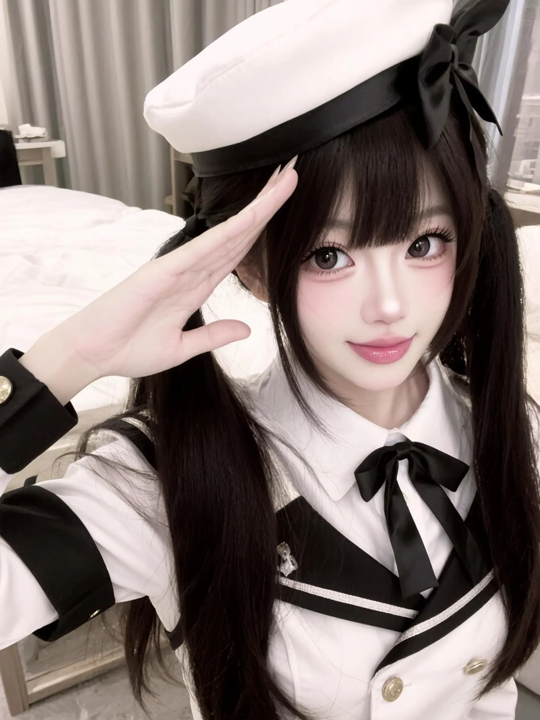 AI水手风自拍 ai创作 制服