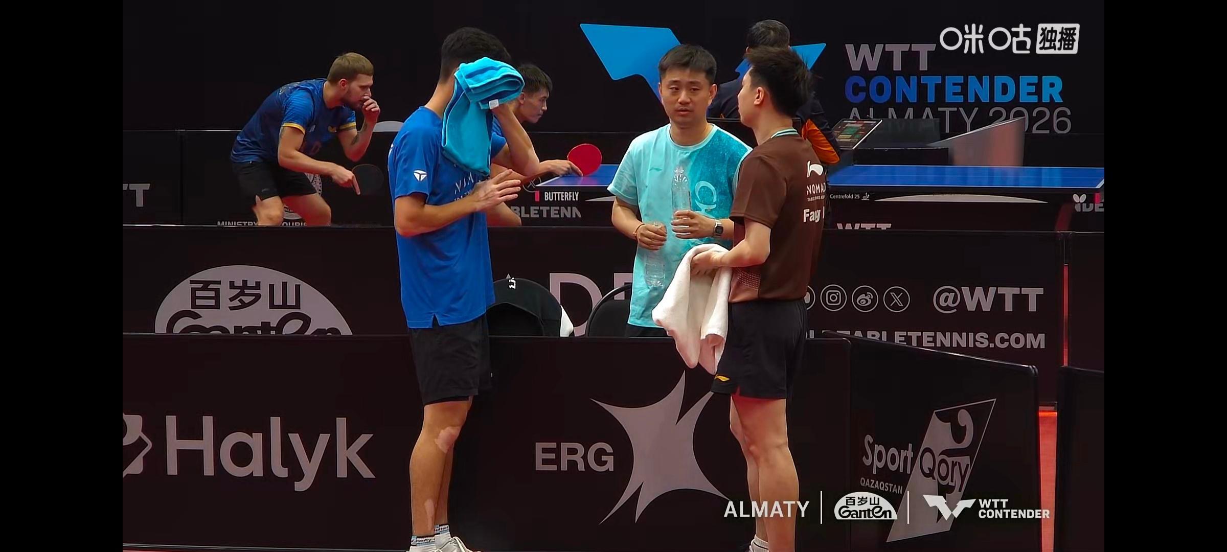 wtt[超话]wtt阿拉木图站男双方博/哈吉 VS 马蒂亚斯·卡尔森（法尔克）/