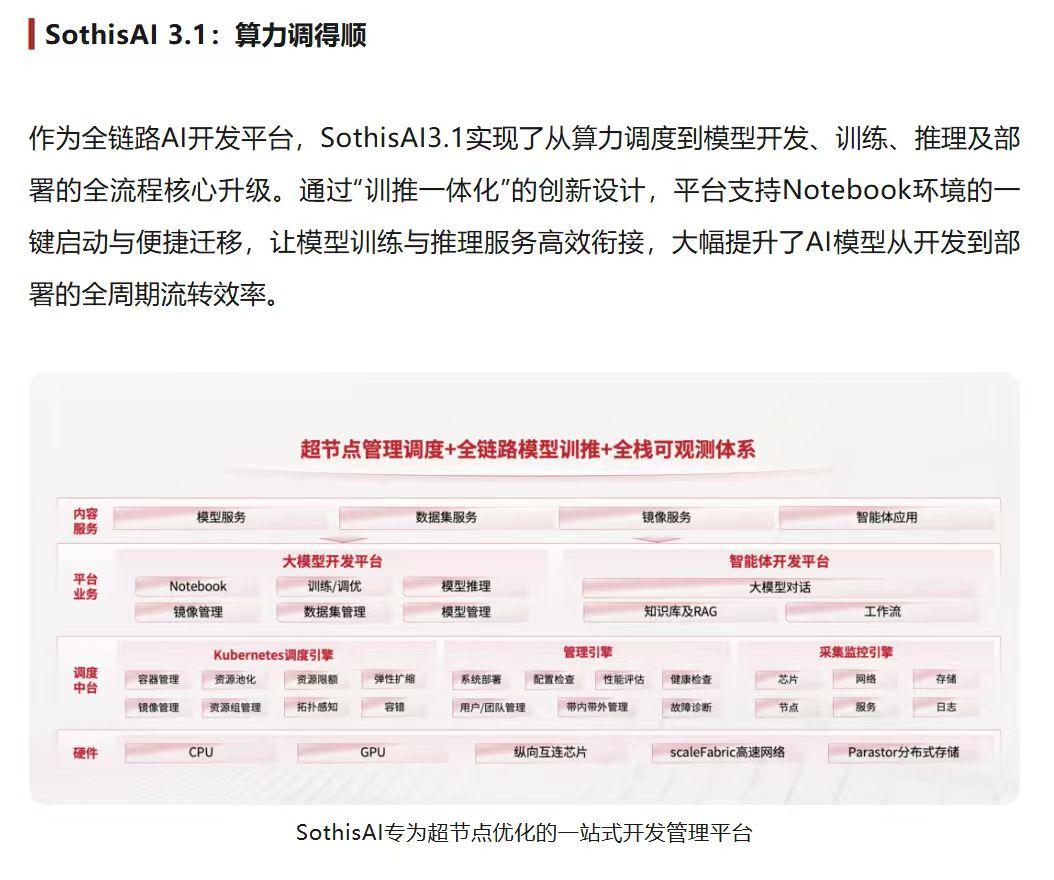 中科曙光总强调“调度”，这词挺抽象。最近看了联想披露的案例，其中一个项目把GPU