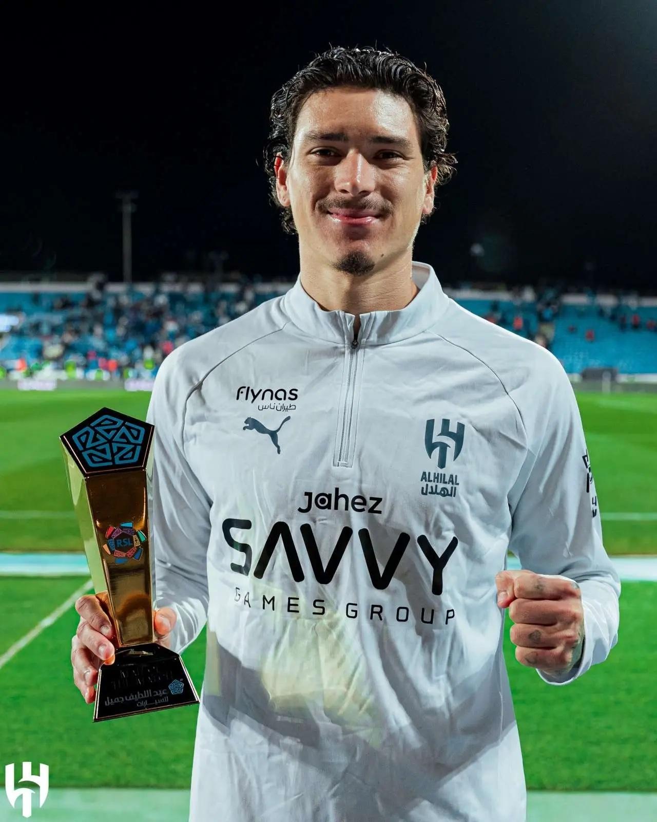 去年夏天以5300万欧元从利物浦加盟利雅得新月的努涅斯，本赛季至今代表球队在22