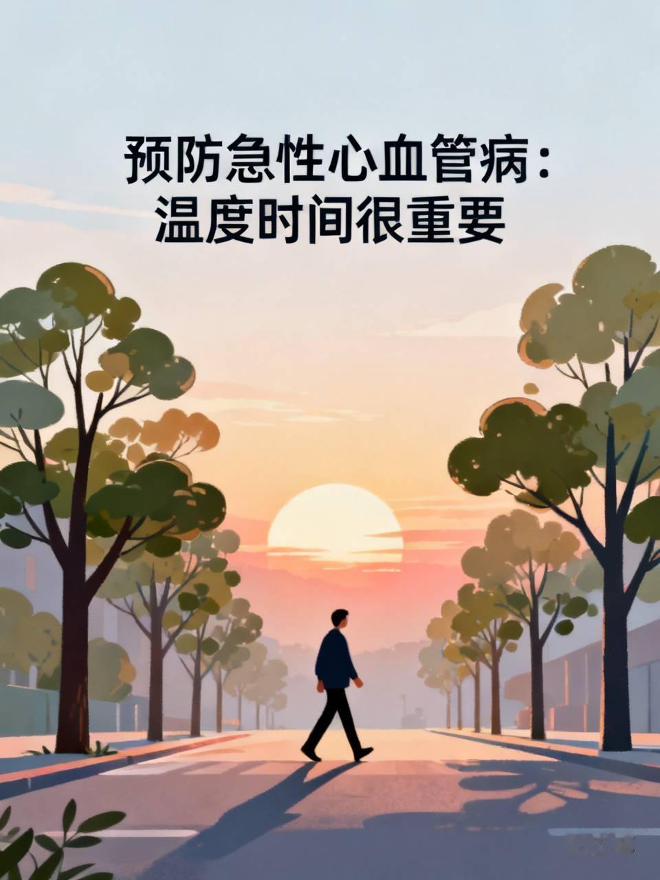 预防急性心血管病，温度和时间真的很关键！就说温度，寒冷会使血管收缩，血压升高，增