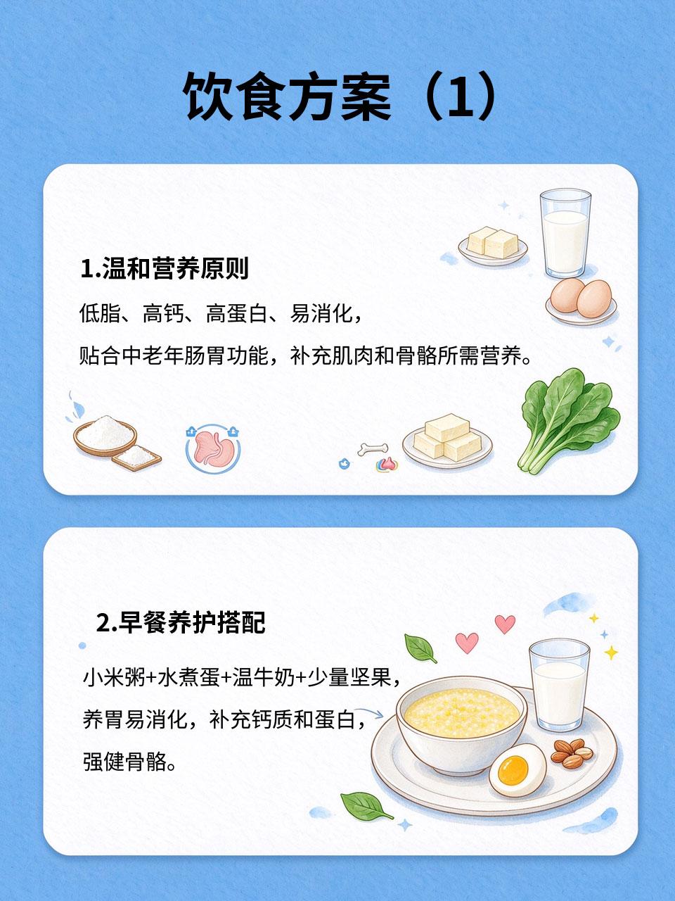 中老年力量训练配套食谱，强肌肉护骨骼
中老年人肌肉流失快📉、骨骼脆弱🦴，力量