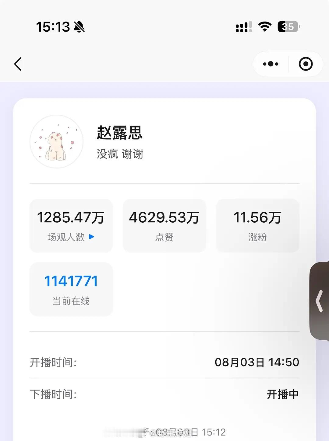这直播数据以后可以当直播界的顶流了赵露思直播 ​​​