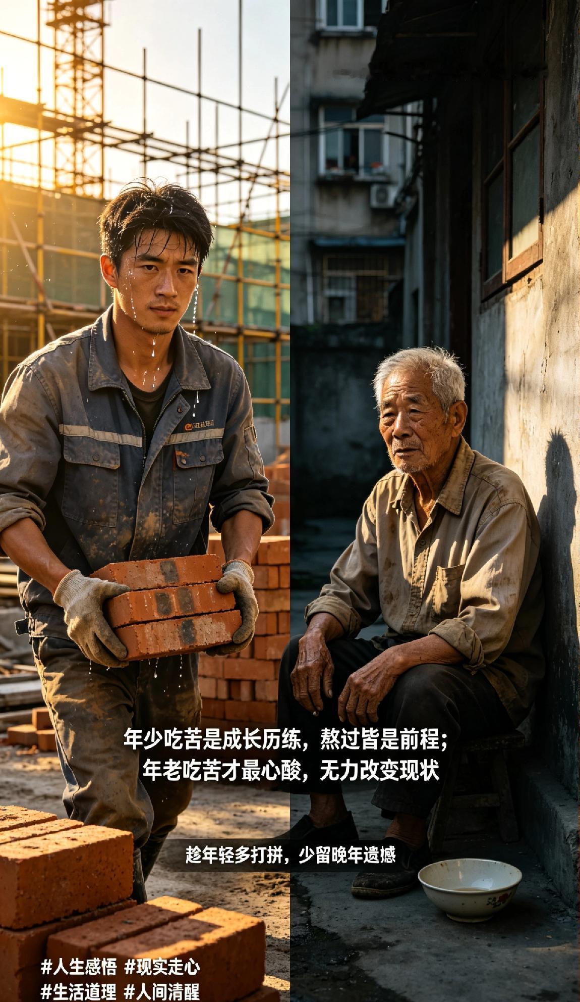 年少吃苦和年老吃苦,哪一个更苦?
年少吃苦是成长历练，熬过皆是前程，满身力气不怕