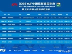 中超首轮山东泰山对阵辽宁铁人裁判安排出炉 ，网页链接