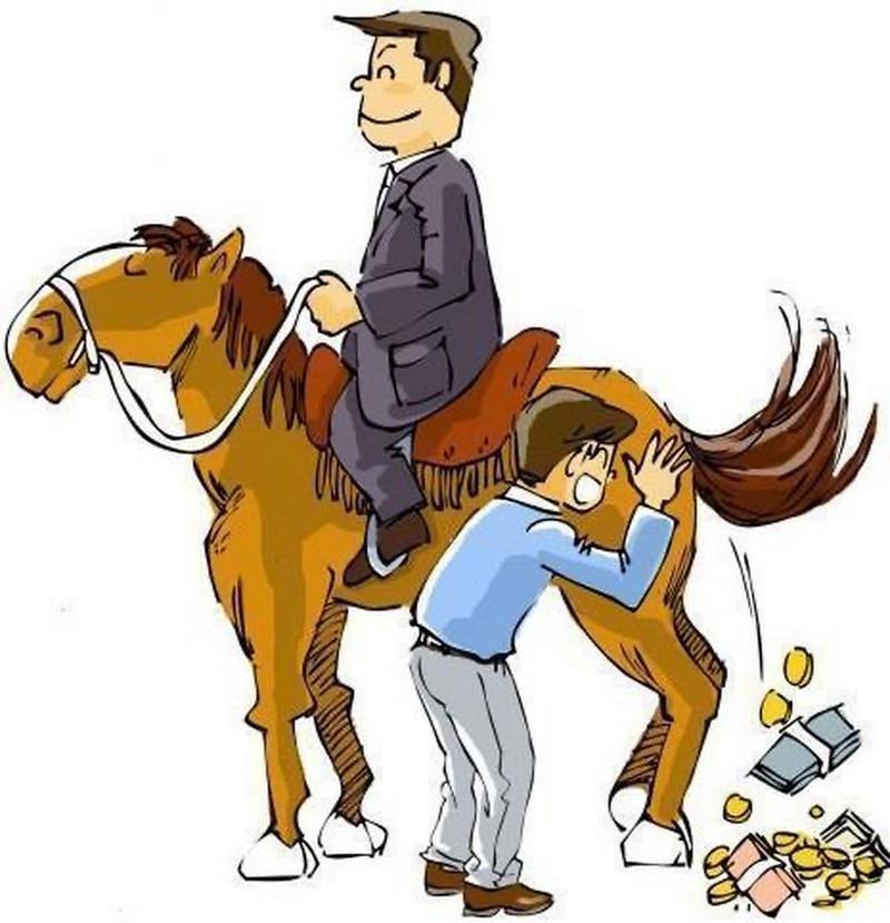 上联：拍马常要溜须
下联：吹牛总爱甩锅