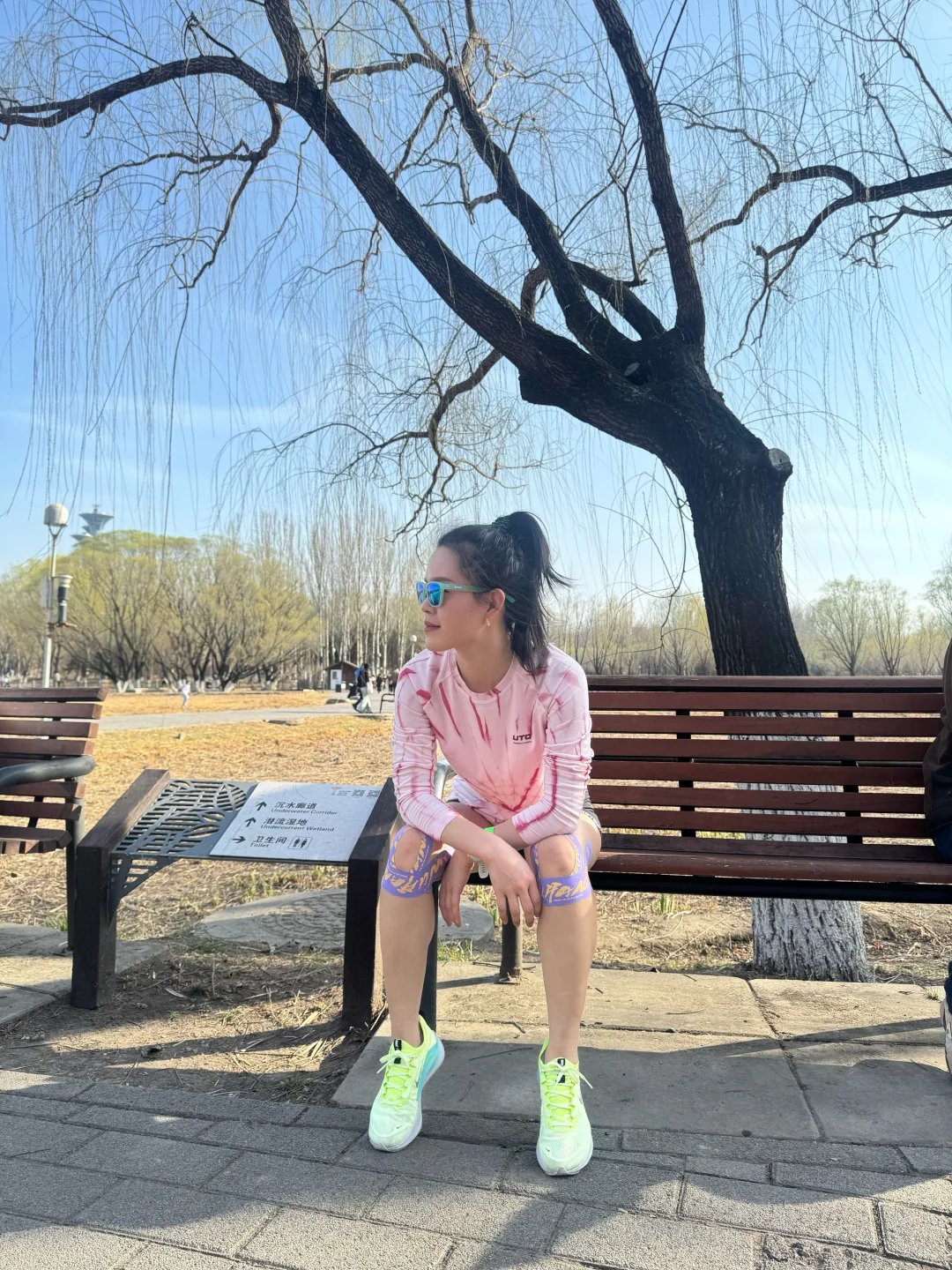 粉粉嫩嫩5k，跑去奥森看桃花啦🌸