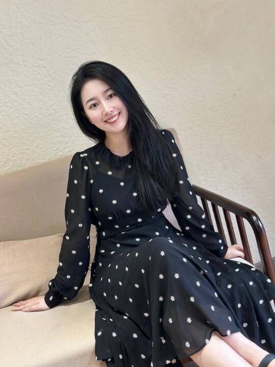 中年少女ootd 今日份高级连衣裙穿搭