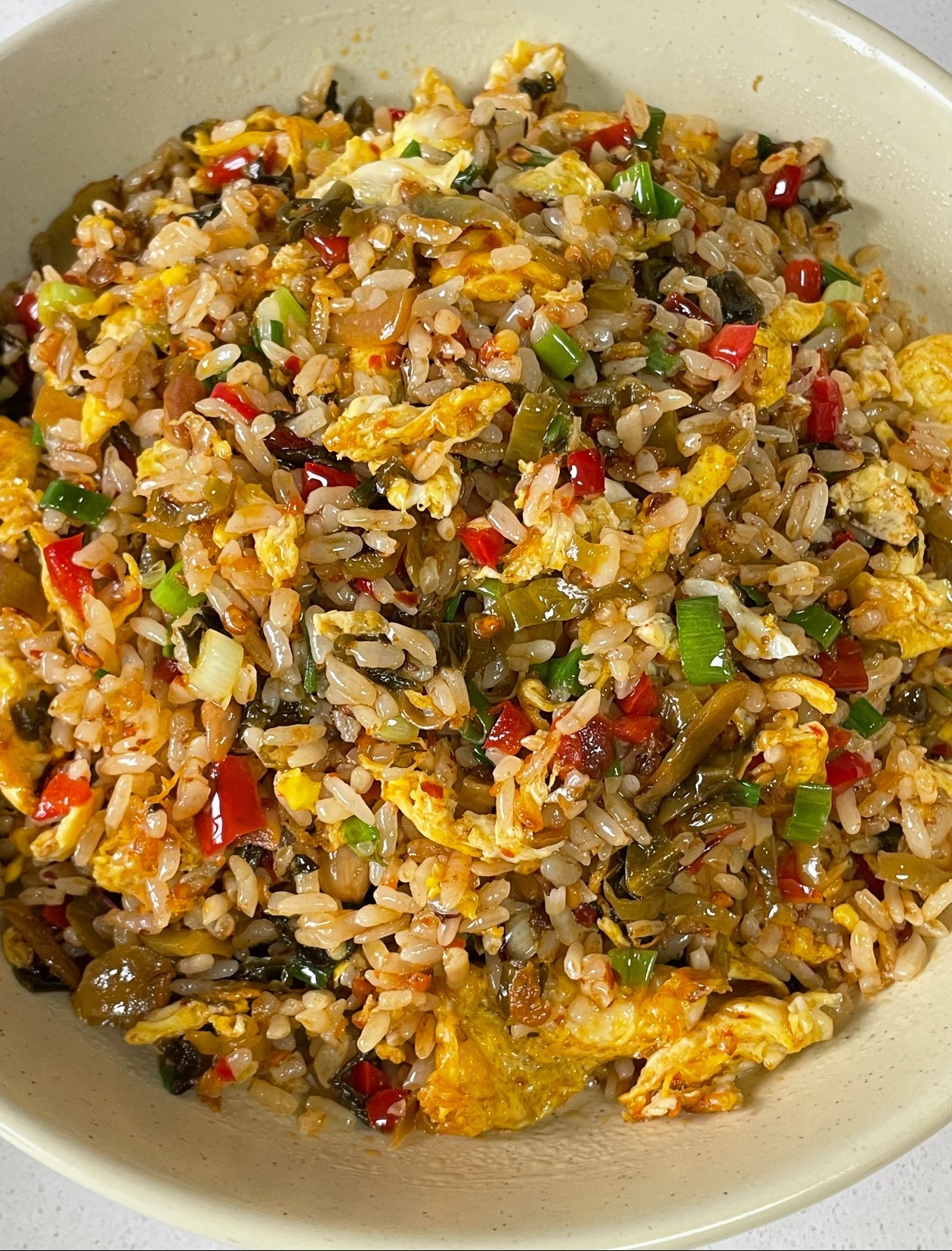 【深夜放毒】咸菜蛋炒饭