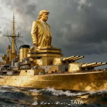 这个话没病吧，特朗普罕见承认美国的军事不行
特朗普宣布要建造两艘特朗普级“超大型