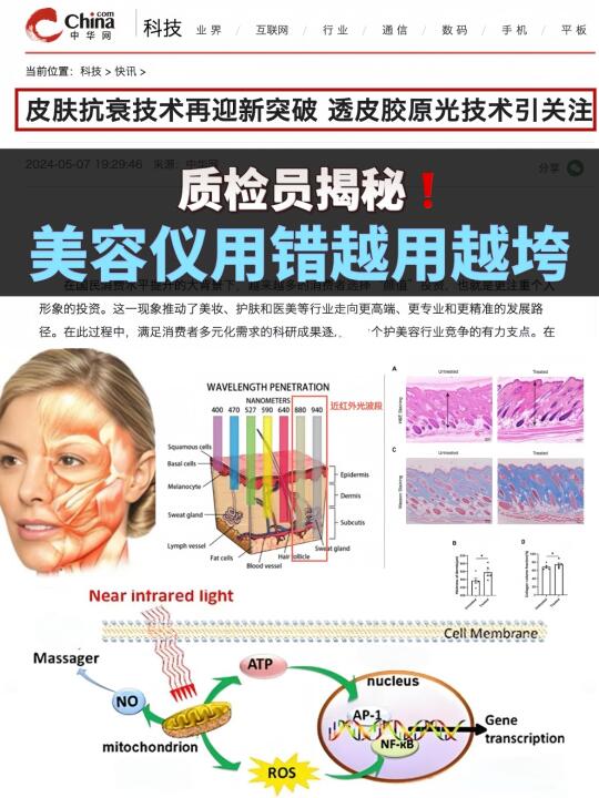 质检员揭秘！美容仪用错越用越垮！
