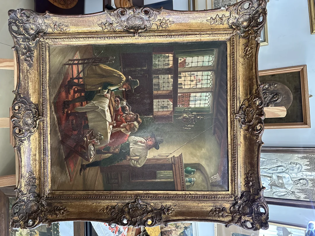 德国老油画 带框尺寸70/80