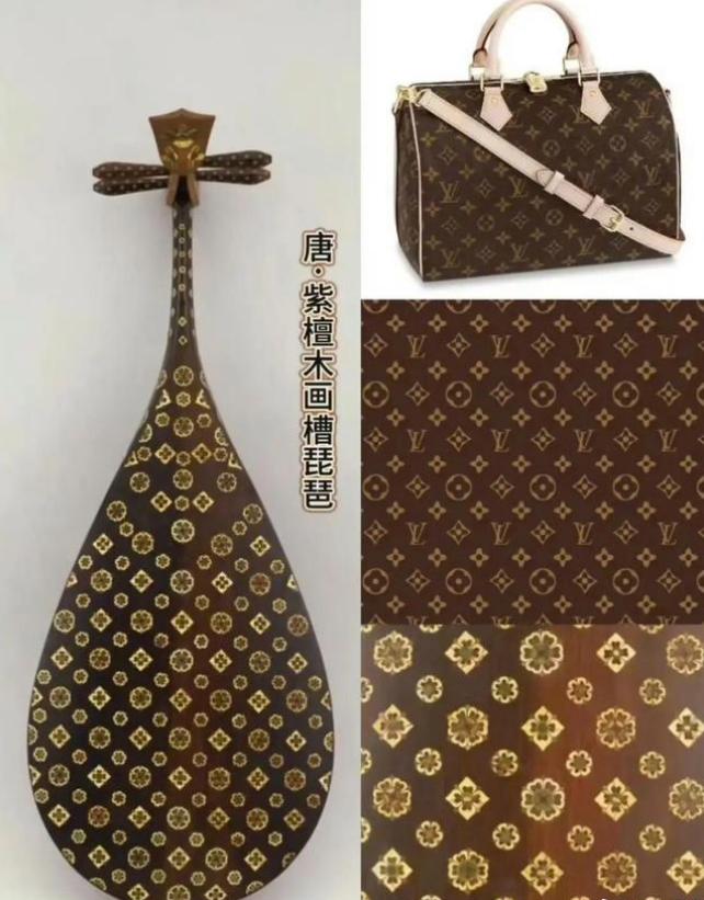 LV将一位绣制宝相花的农村老太告上法庭，索赔120万元。没有律师的她，只带着一本