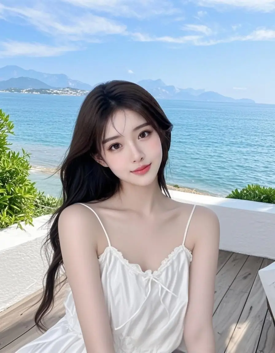 海畔佳人 原来ai写真可以这么美 人生总得有一套ai写真吧 谁拍谁好看...
