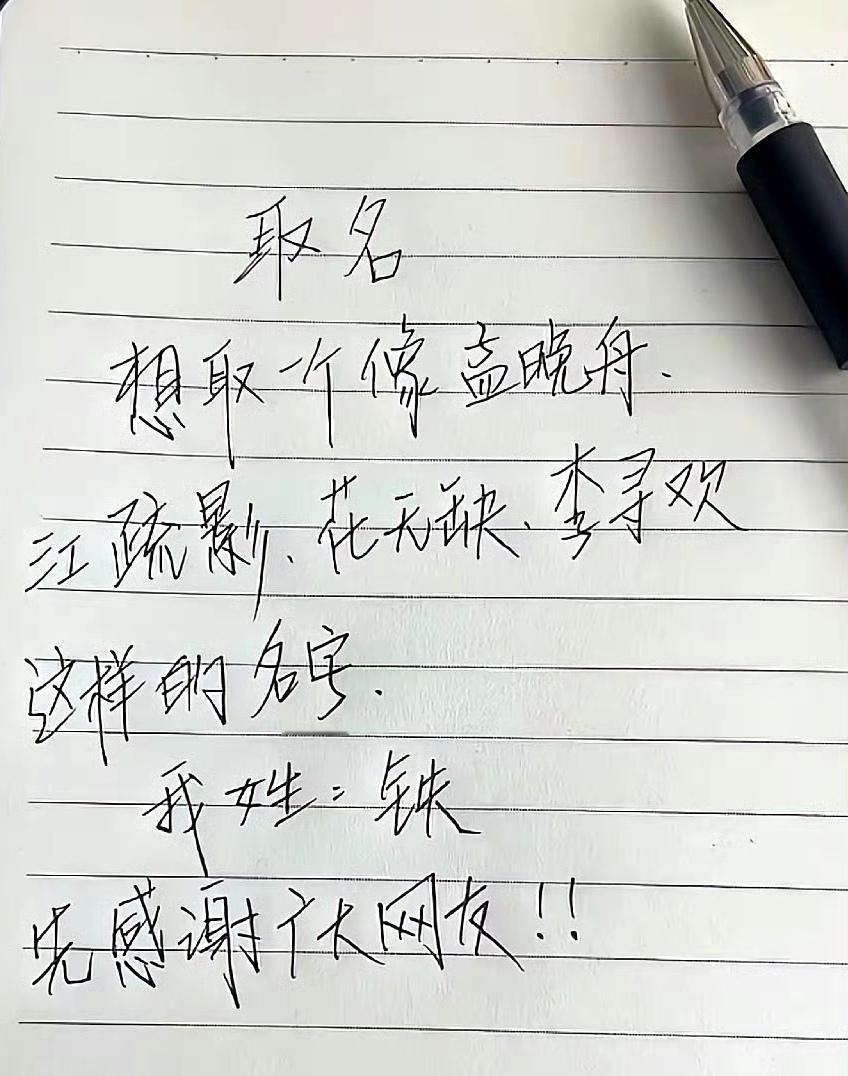 有才的你，请帮他起个名字。