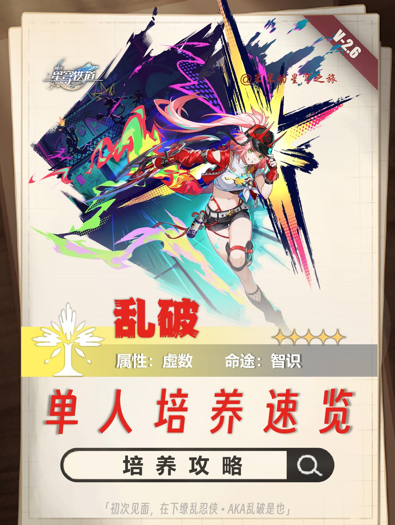 乱破超详细角色培养攻略 。🐱大家好，我是笨笨的铲屎官 今天给大家带来...