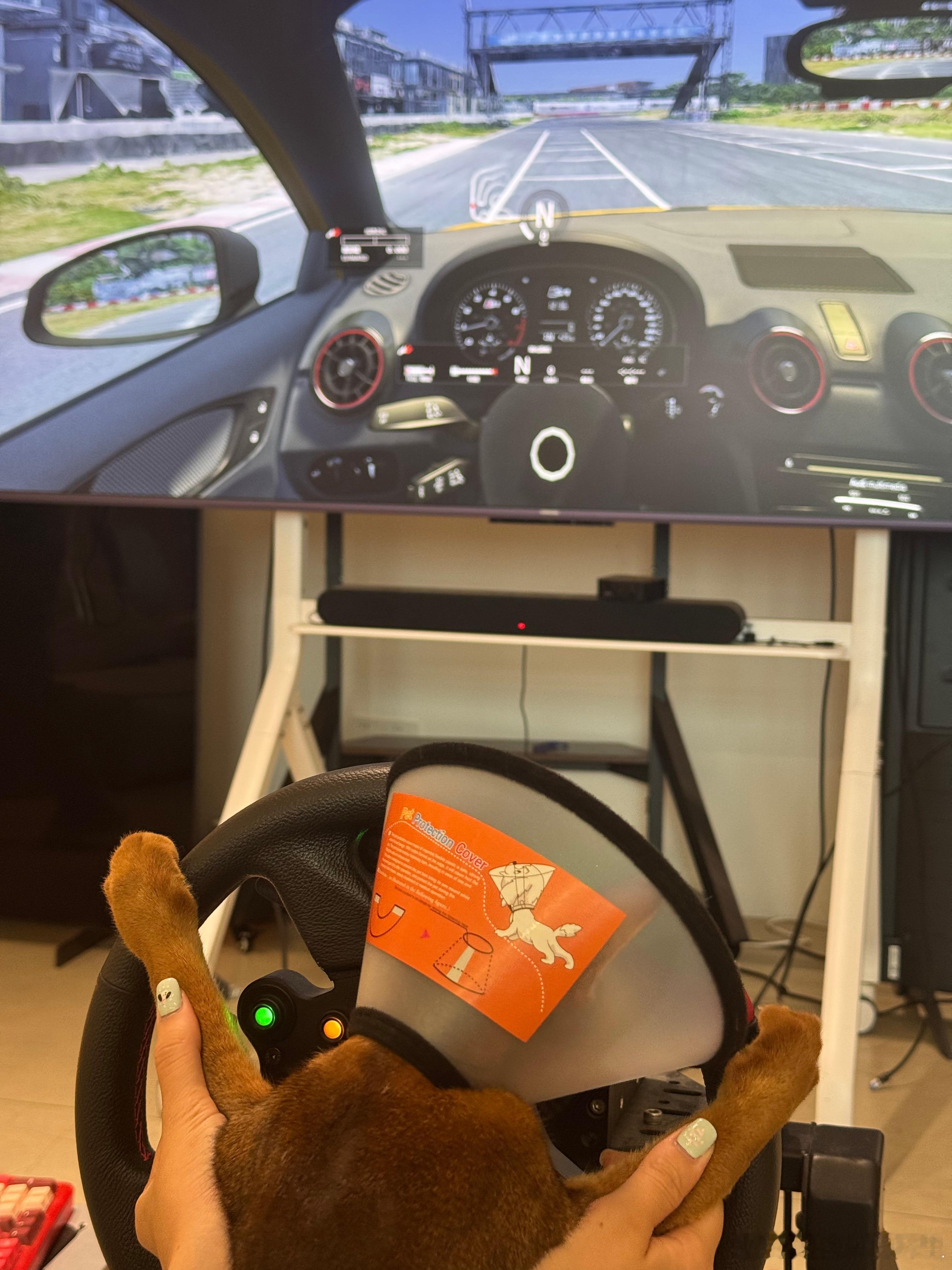 猫猫也开上模拟器啦🏎️ ​​​