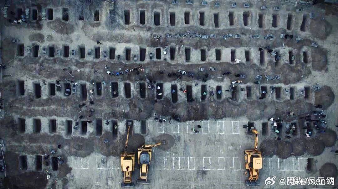 知道这是什么吗？是伊朗被炸死的160多位无辜学生和平民的坟墓🪦战争是残酷的，如