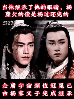 三哥负责提供颜值模板，
杨过负责完成终极进化[强]