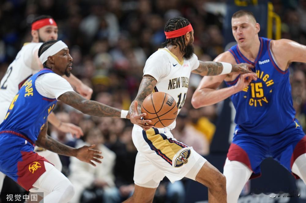 约基奇27+10+14锡安30分 掘金主场力克鹈鹕
北京时间1月13日，NBA常