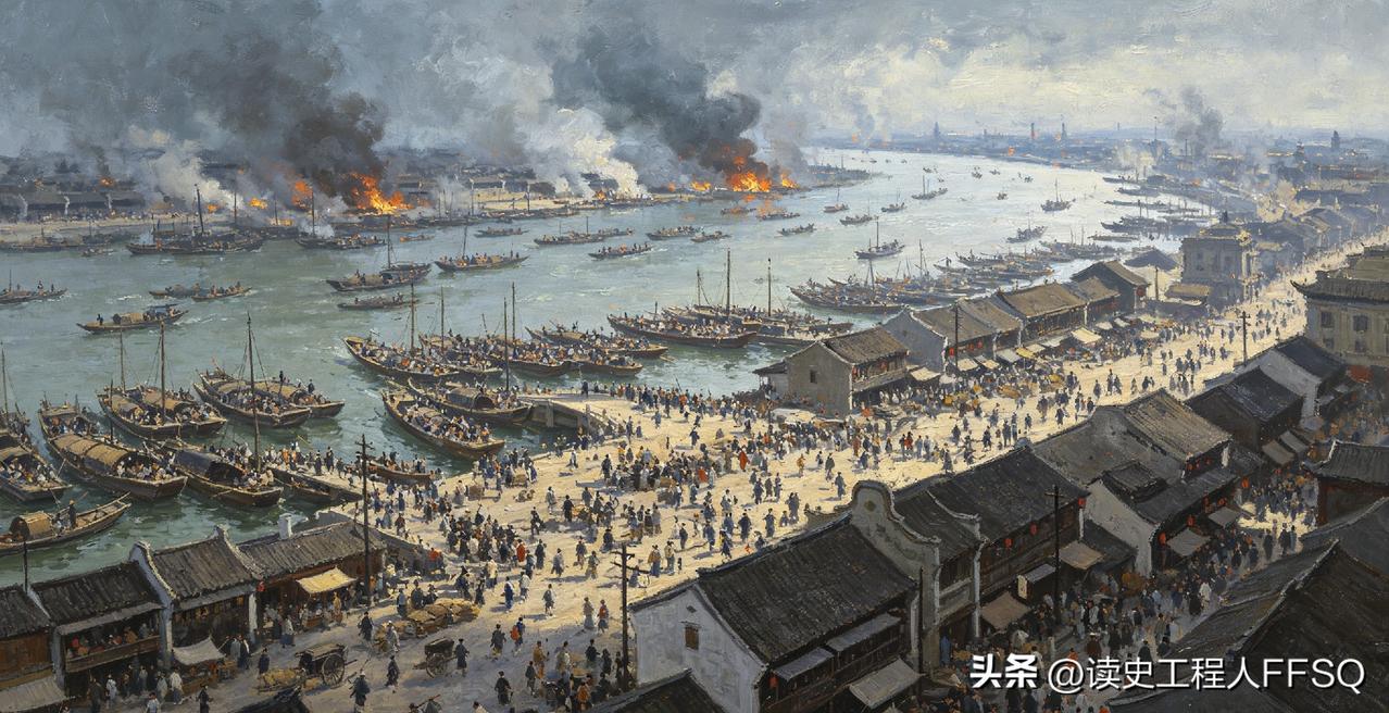 19世纪中叶规模最大的城市人口迁徙之一，太平军首次进攻上海！

1860年5月李