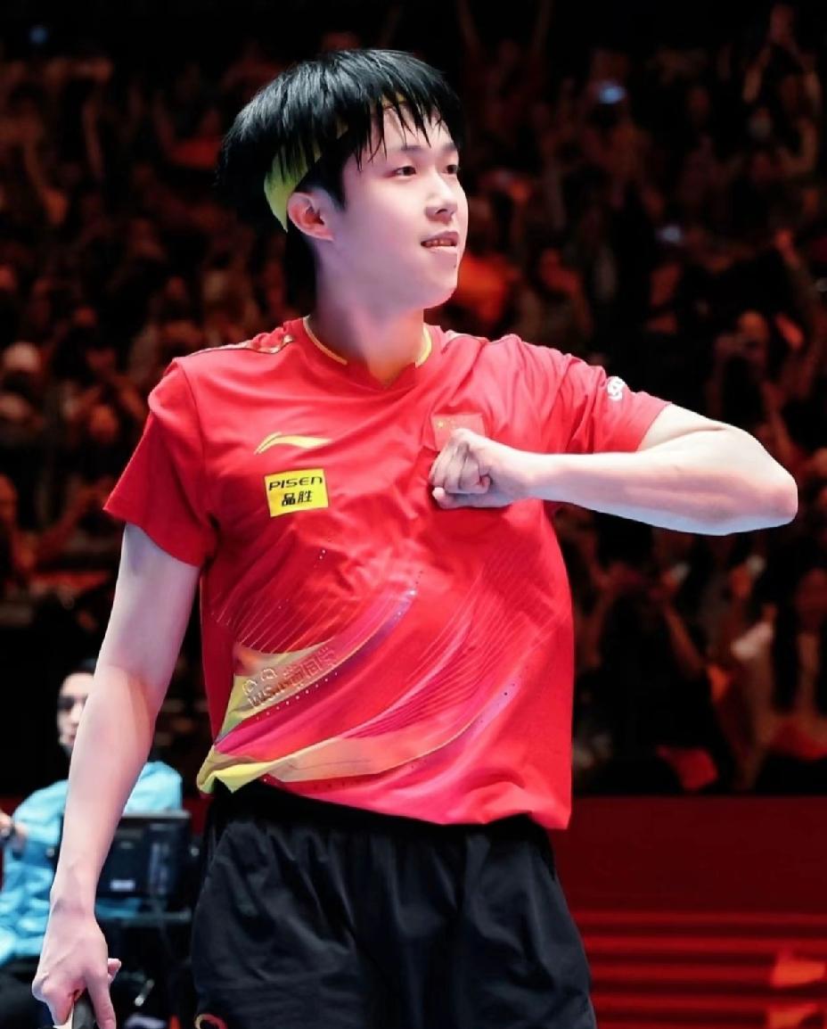 王楚钦说的这句话铿锵有力，
“没结束的生涯，
没有任何人有资格去定义它的结局。”