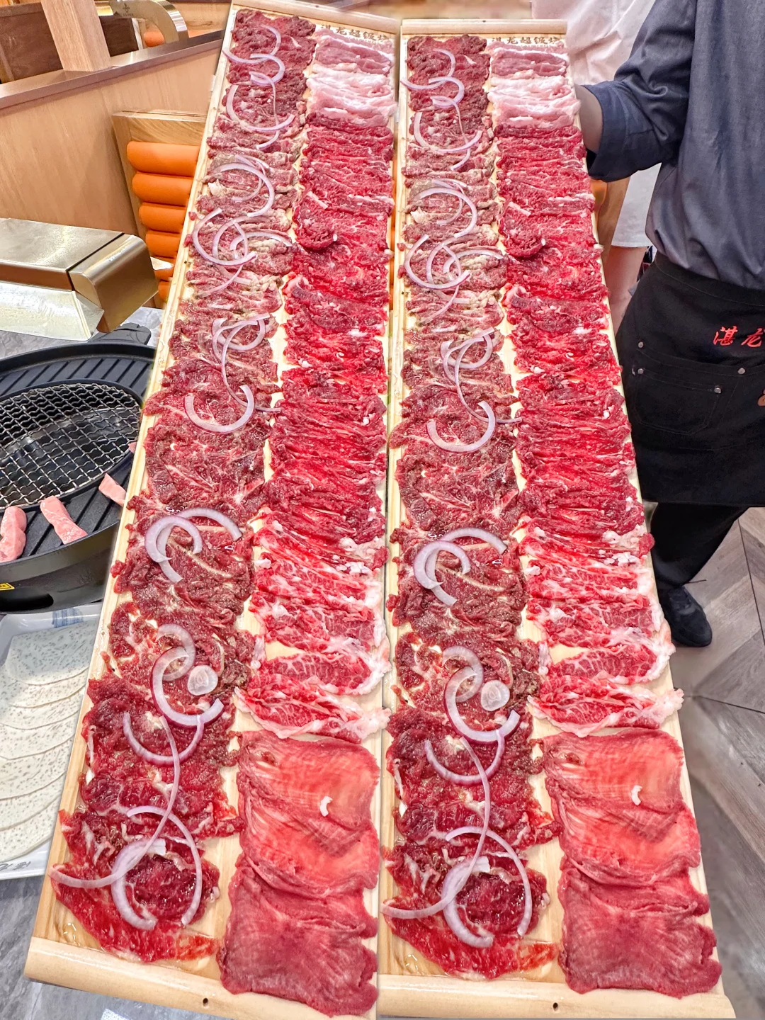 🍖深圳烤肉界卷王！一米长牛肉直接把我吃服