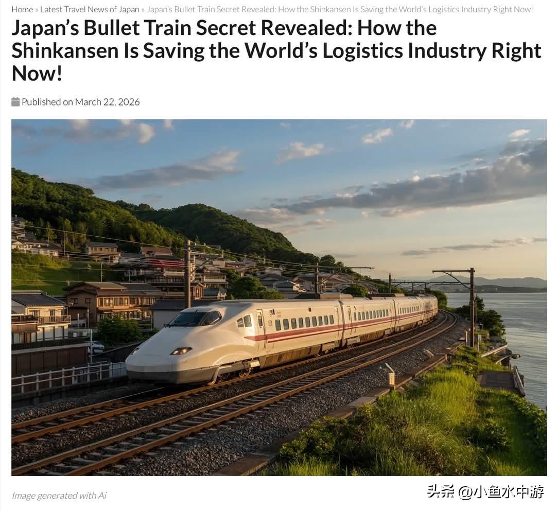 日本新干线开始转型货运，甚至推出专用货运班次，背后其实是两大结构性压力同时出现：