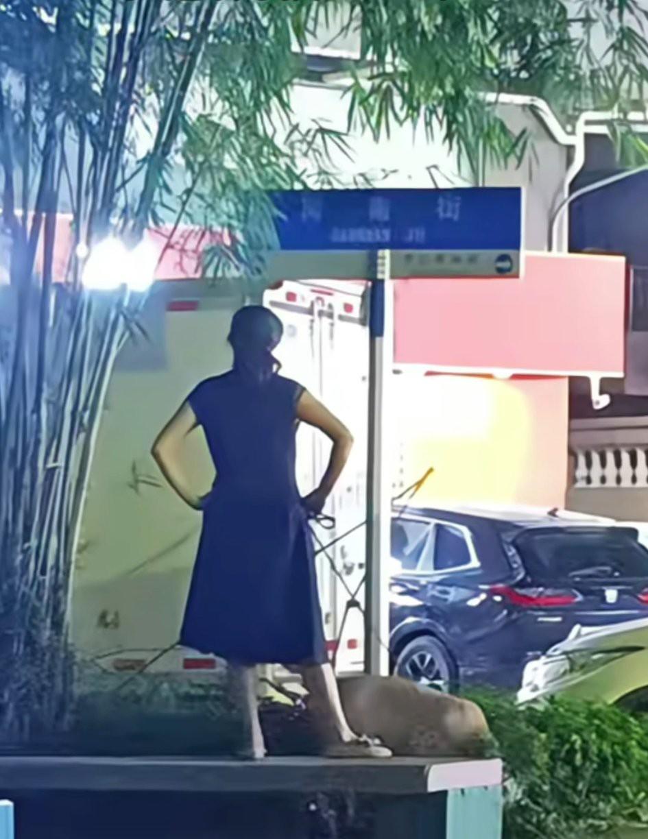 真是无语了！有个女的因为遛狗时随意踩踏公园的休息长椅被社区罚了1000元。她怀恨