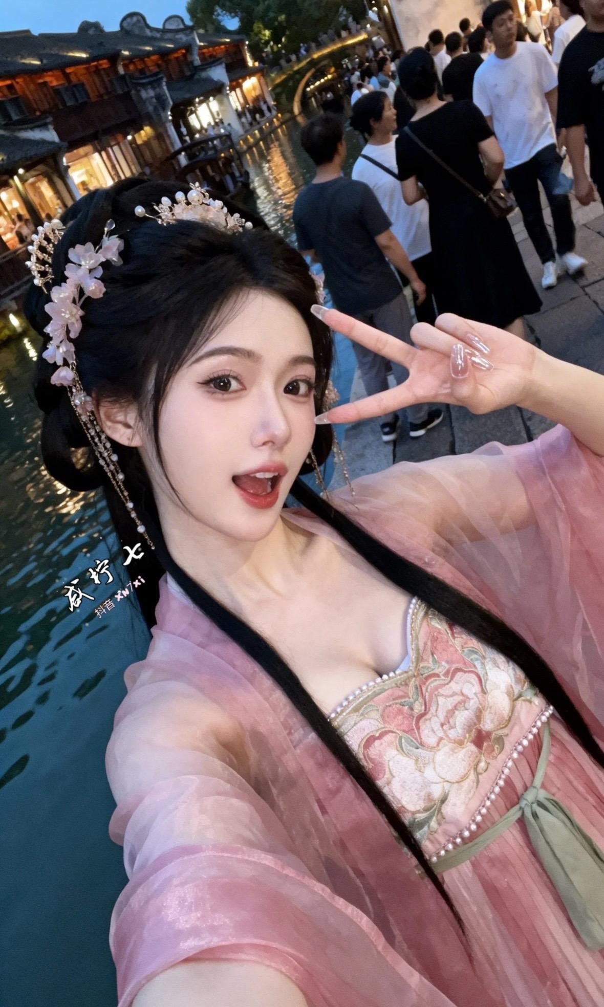 扬州慢七朵组合 古装 古风美女 御姐