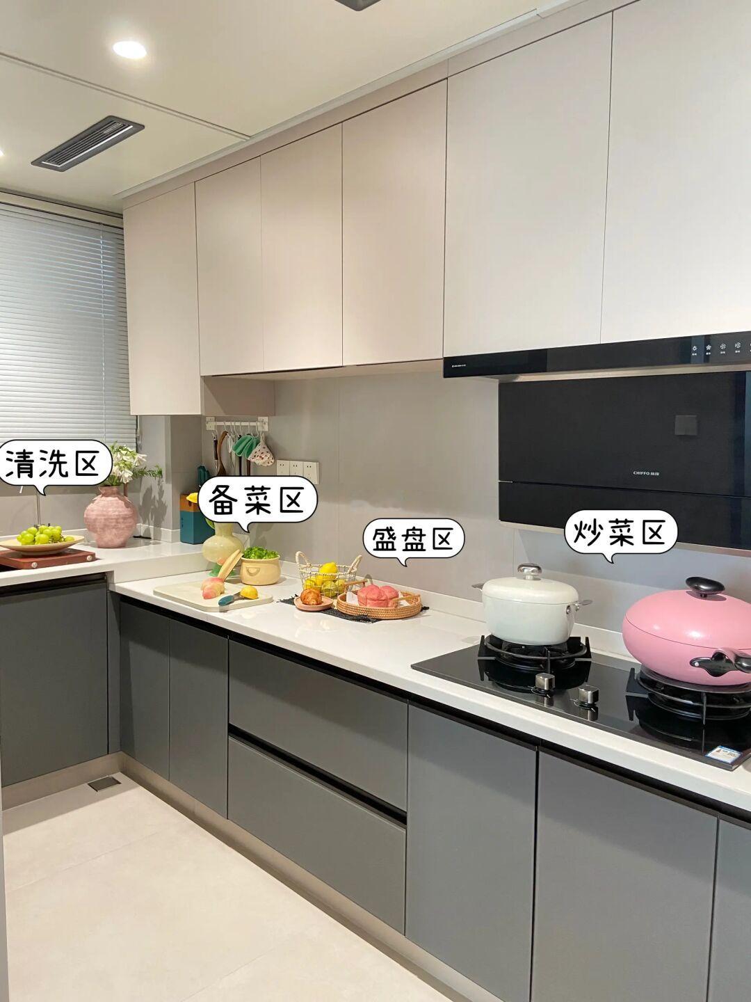 5平米一字型厨房收纳！美观+动线合理我都要