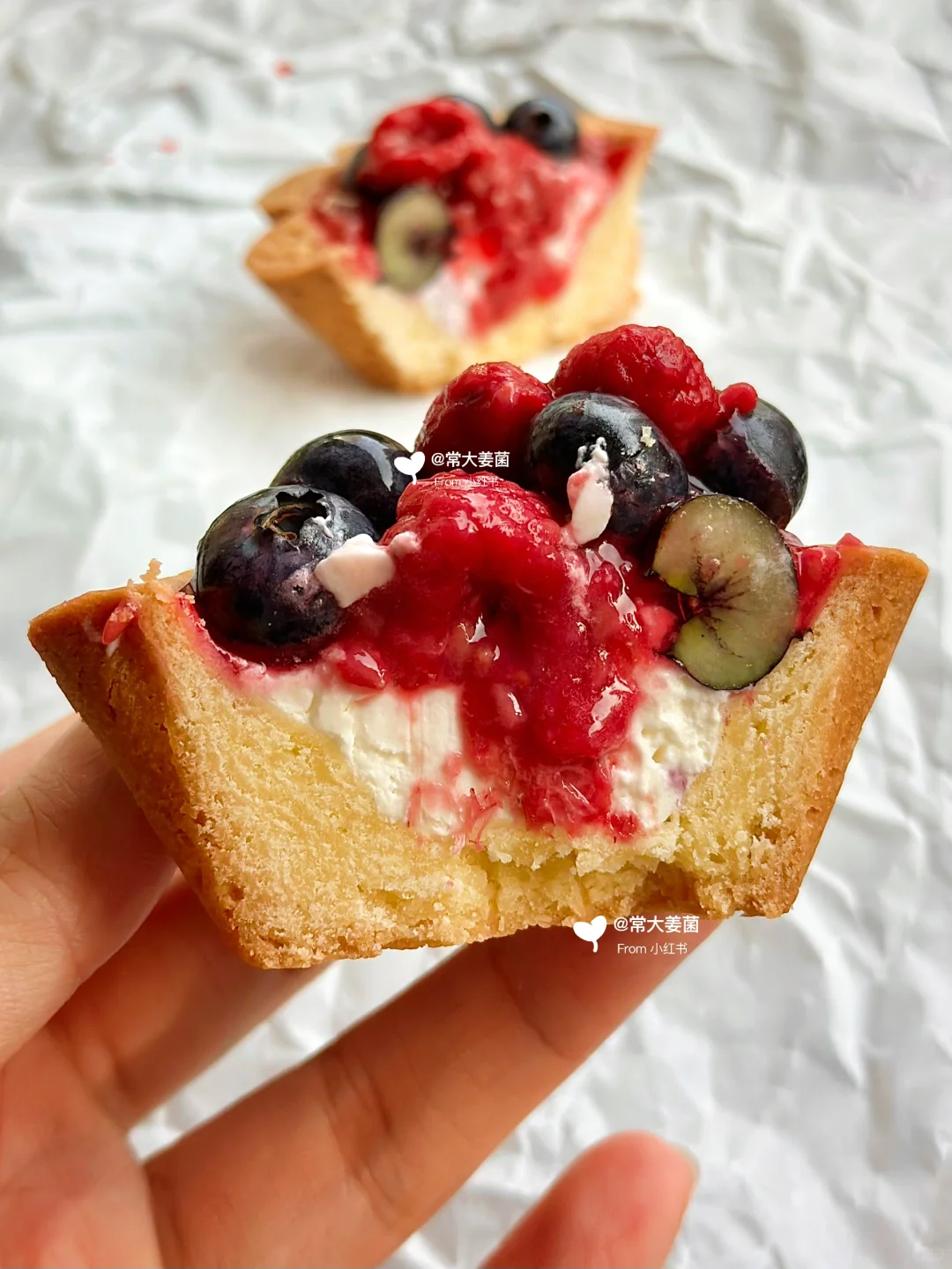 🍒树莓奶酪挞🧀🥧甜品进阶NextLevel