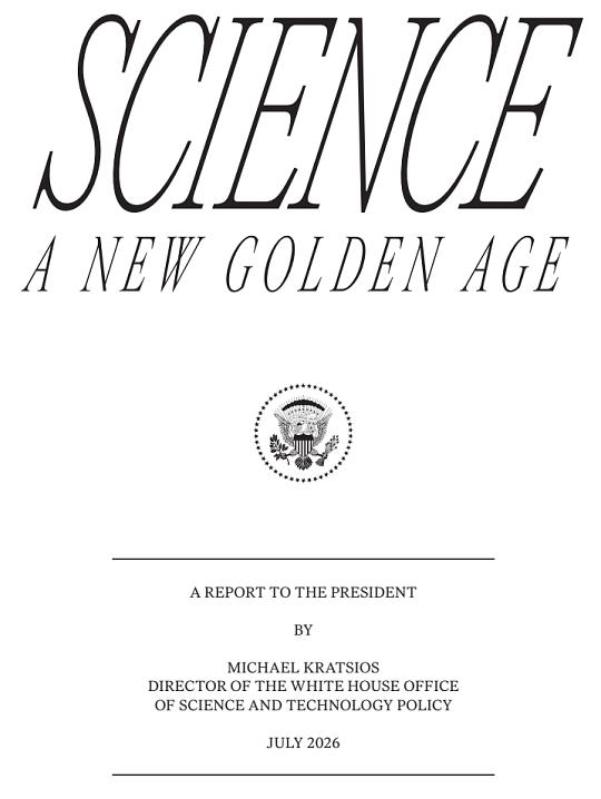 美国科研创新体系大转向。最近出版的《科学：新的黄金时代》，开始公开否认了 194