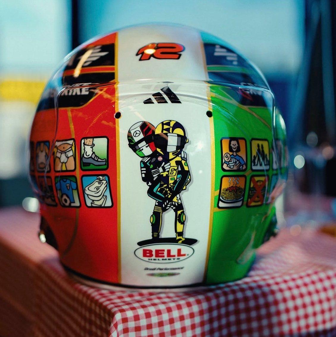 安东内利将在本周使用MotoGP传奇瓦伦蒂诺·罗西为灵感来源的特别头盔涂装涂装由