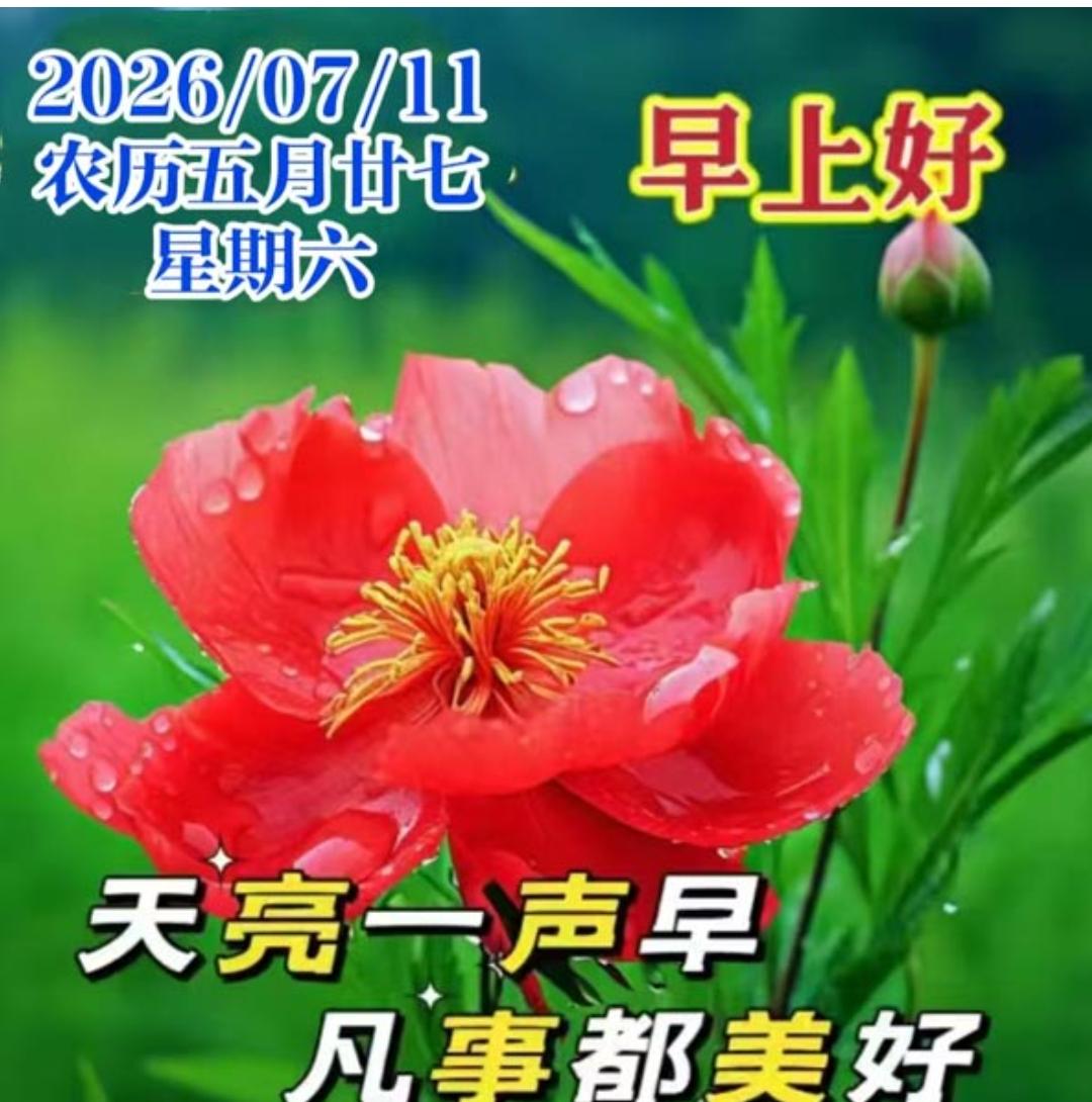 漫漫人生路，健康最重要；
每日头条见，不分早中晚；
相互常惦念，每日都祝福；
彼