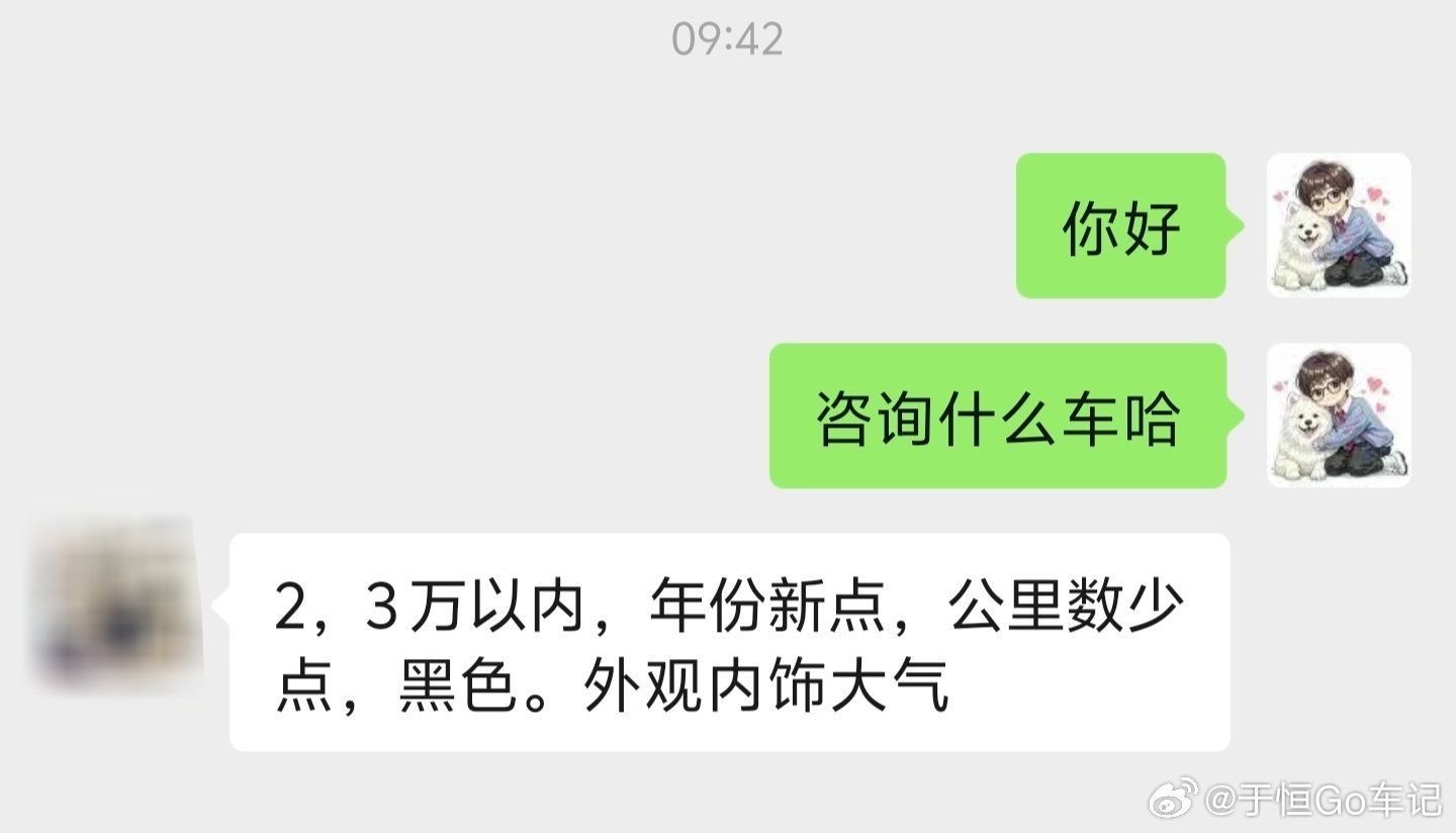 按照小姐姐这要求（两三万预算，要个年份新，公里数少，黑色，外观内饰大气的车型）你