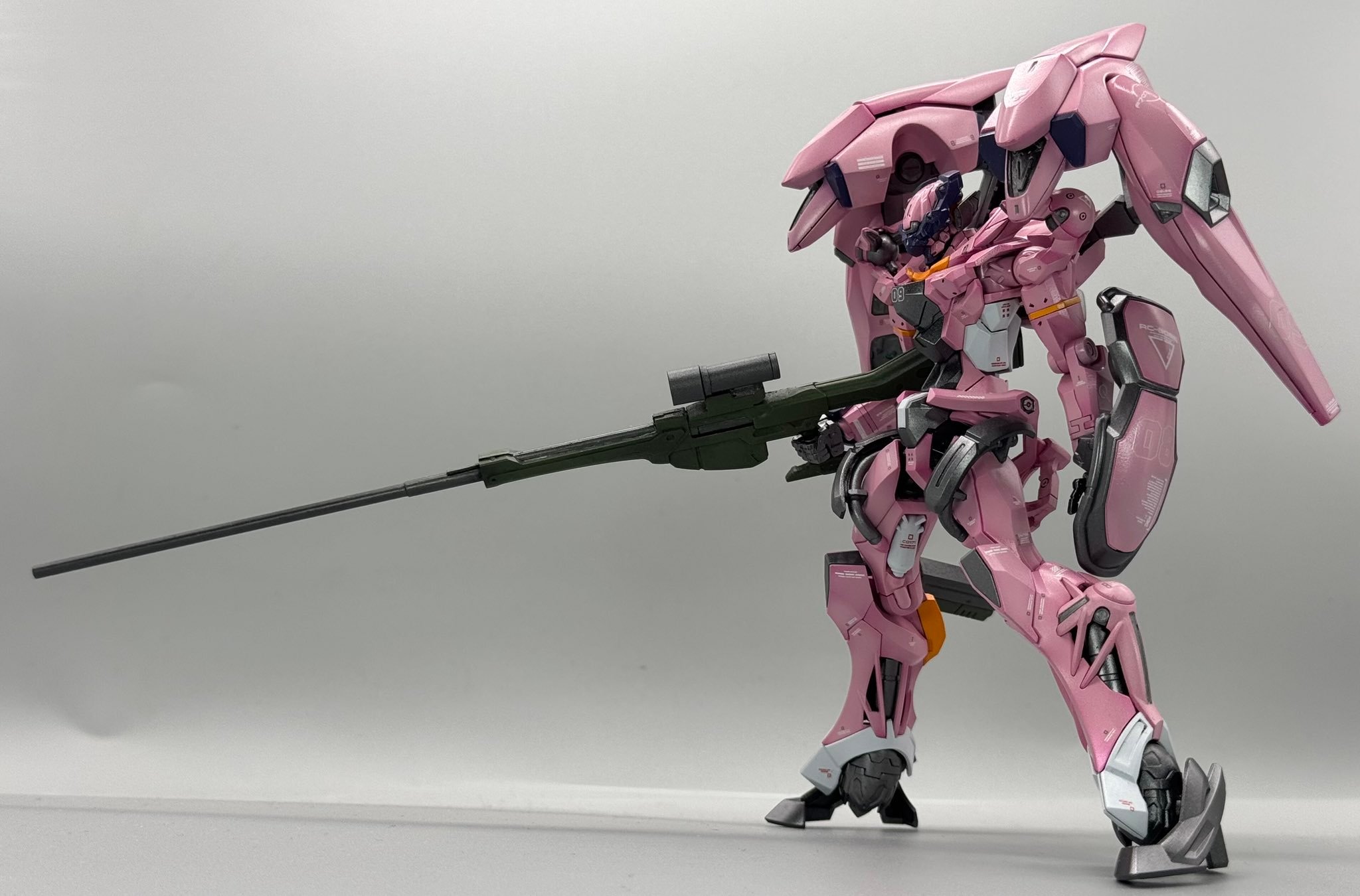 HG GQuuuuuuX8号机（by zama） 高达模型[超话]  