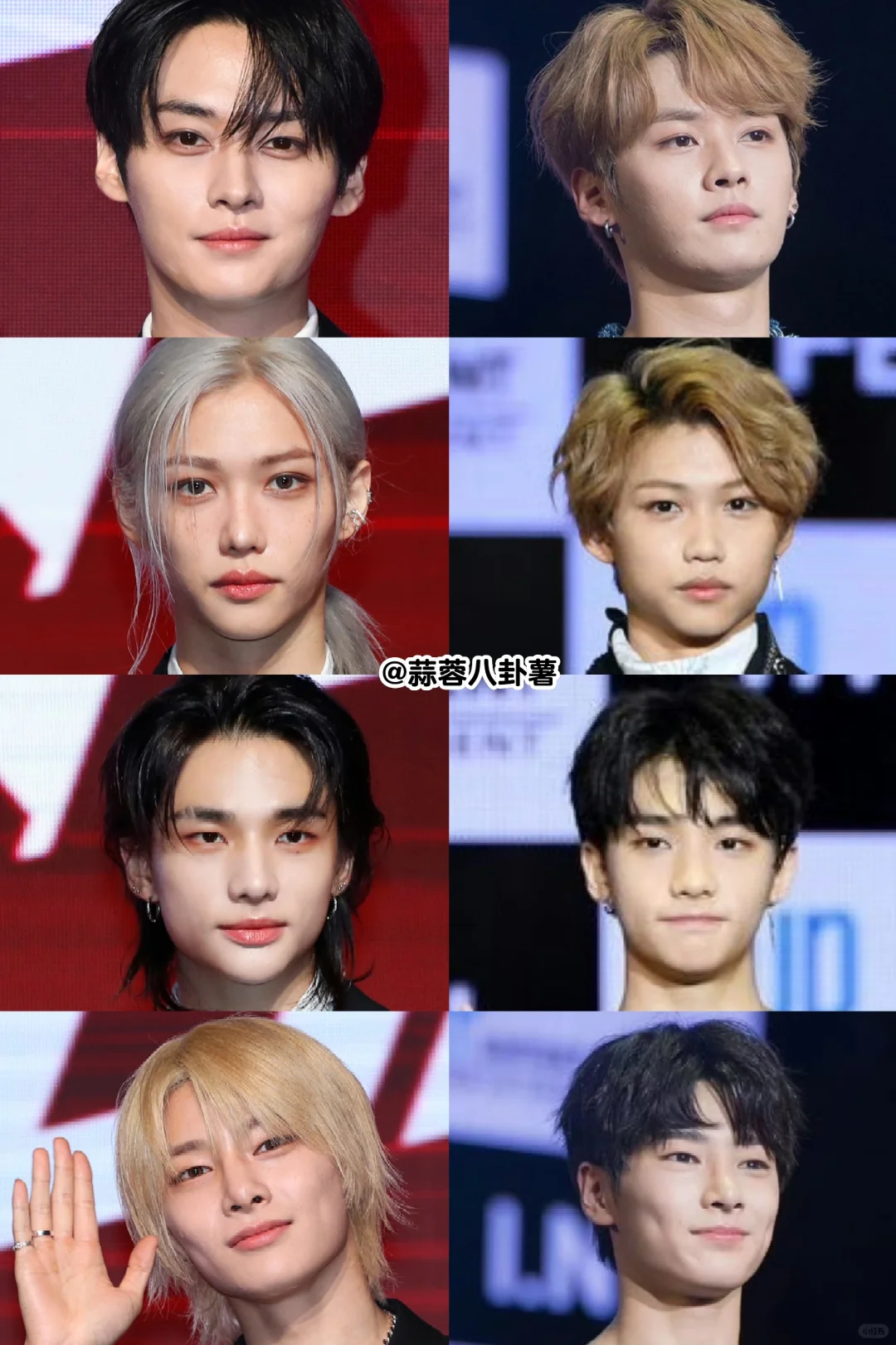 StrayKids出道回归新闻图对比‼️