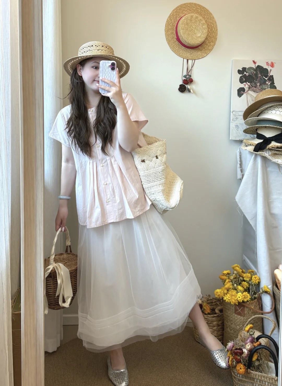 🫧🍧🍧小粉上衣和纱纱裙 好少女！～