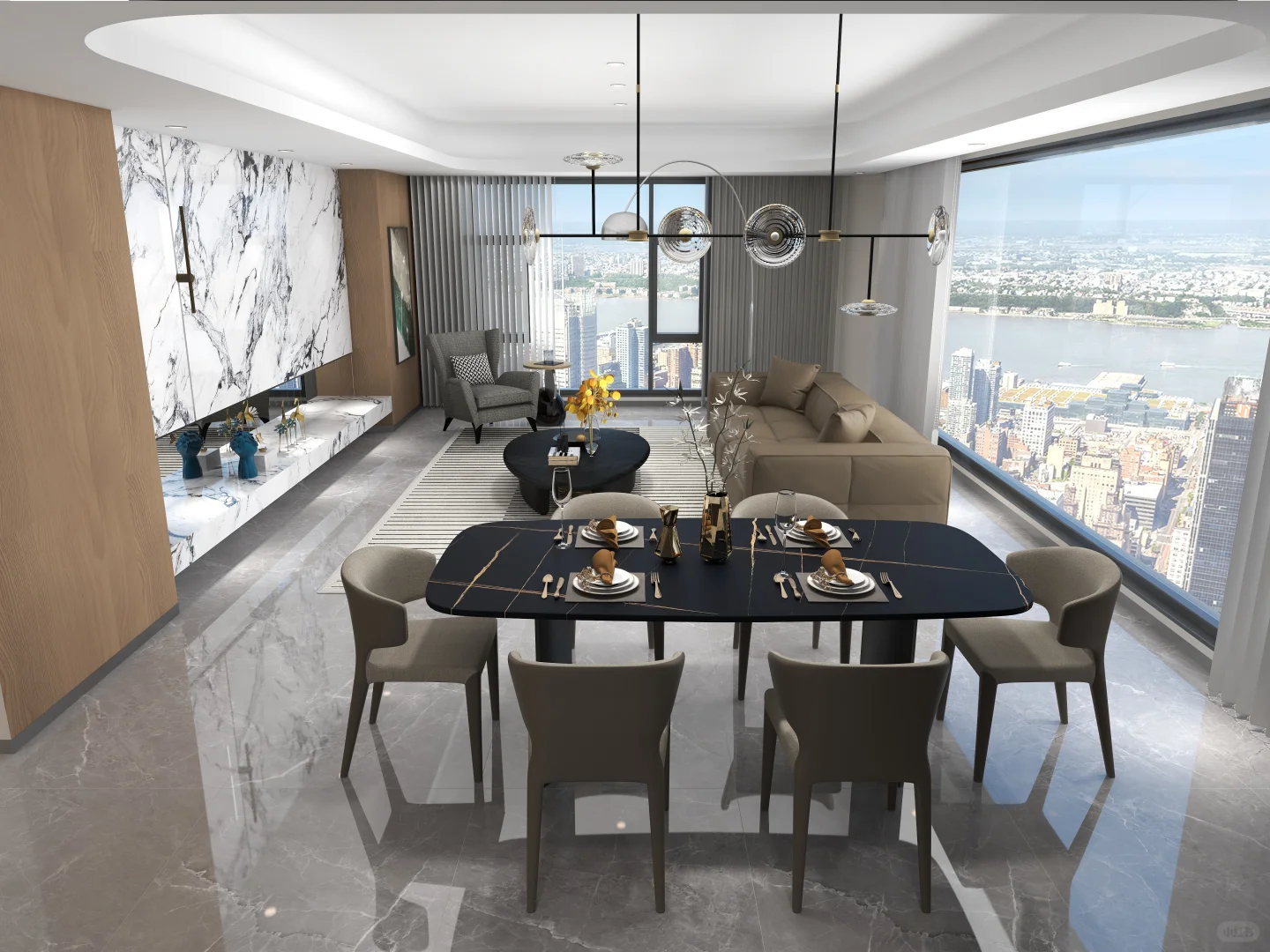 厦门国贸保利天琴A5户型方案参考