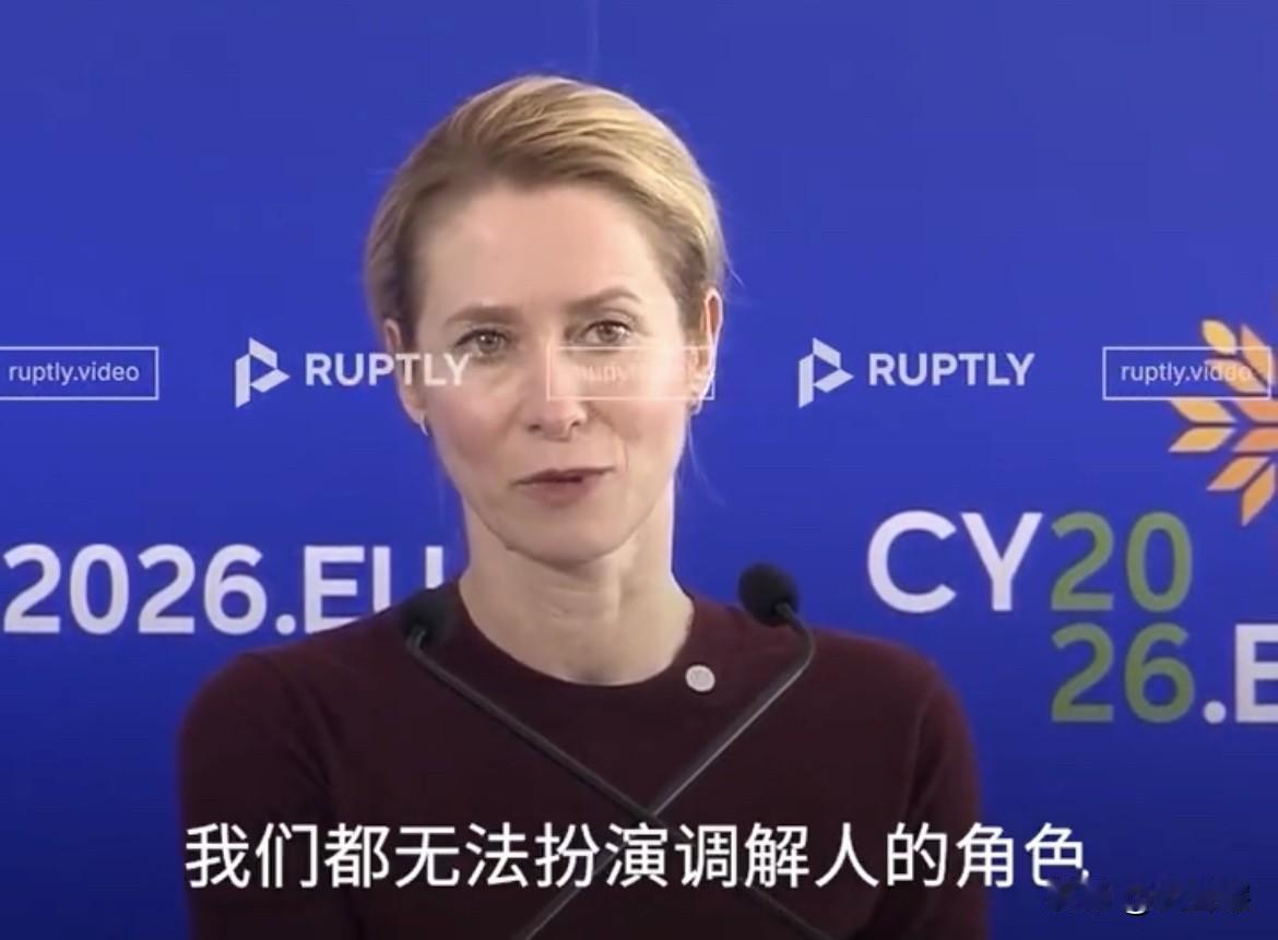 卡拉斯：欧洲不会保持中立，会一直站在乌克兰那一边
欧盟外交政策负责人卡拉斯表示，