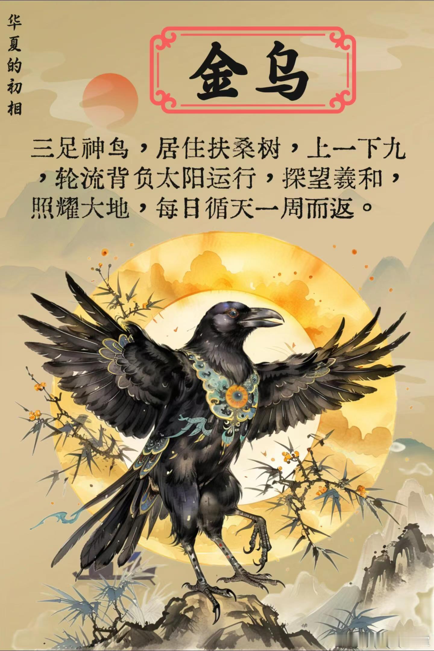 #钟楚曦金乌神鸟妆# 我滴妈呀钟姐永远有种很高贵的美谁懂！这次的乌金神鸟妆更把这