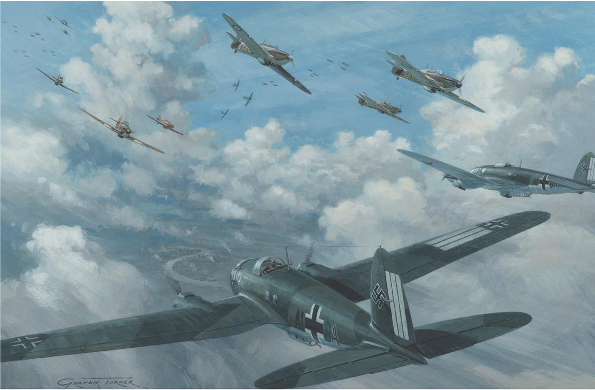 血洒长空——不列颠之战，1940年7~10月
1940年6月法国战败后，德国最高