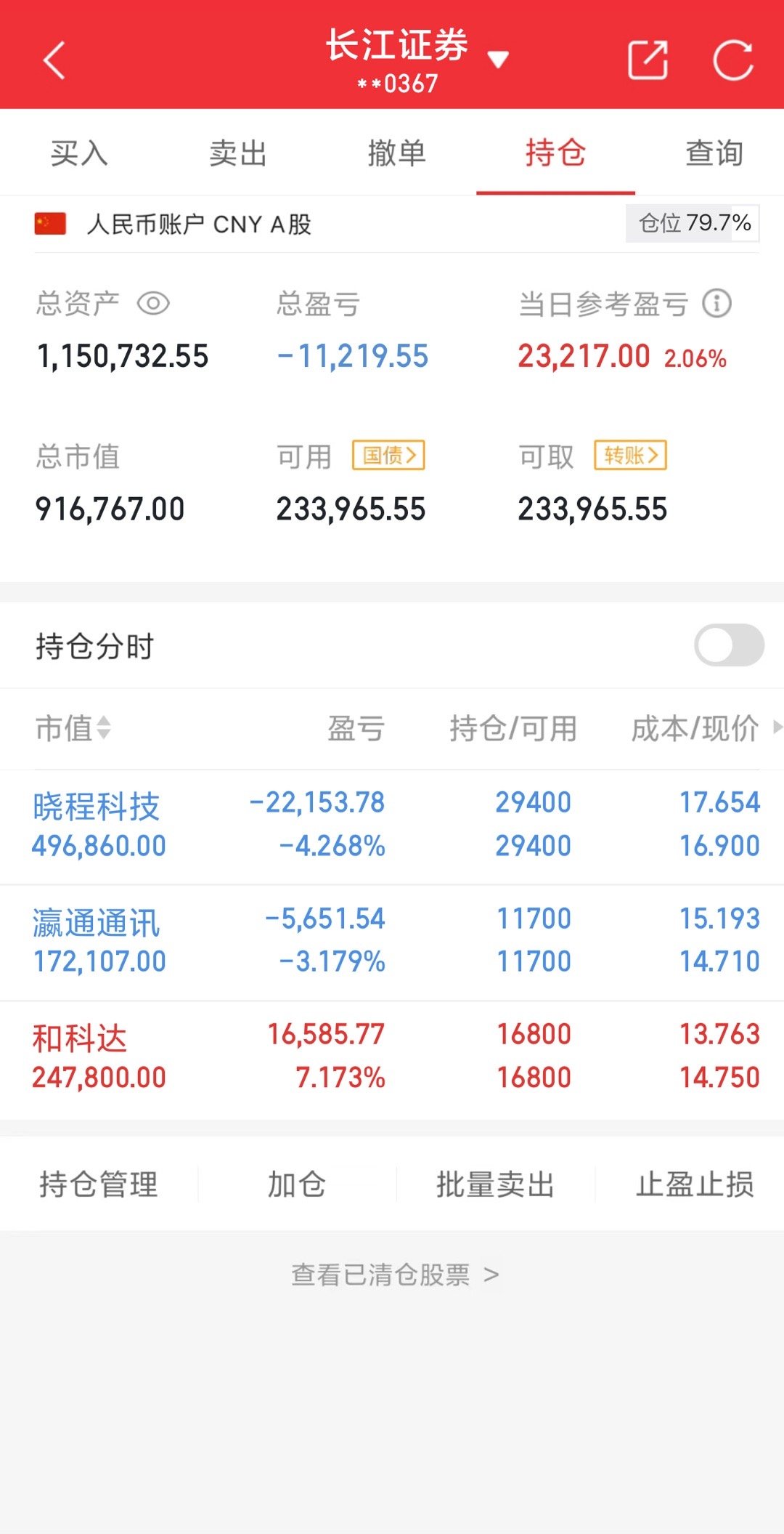 今日实盘操作。用80万本金，一年做到800万（翻10倍）每天我都会把操作和实盘更