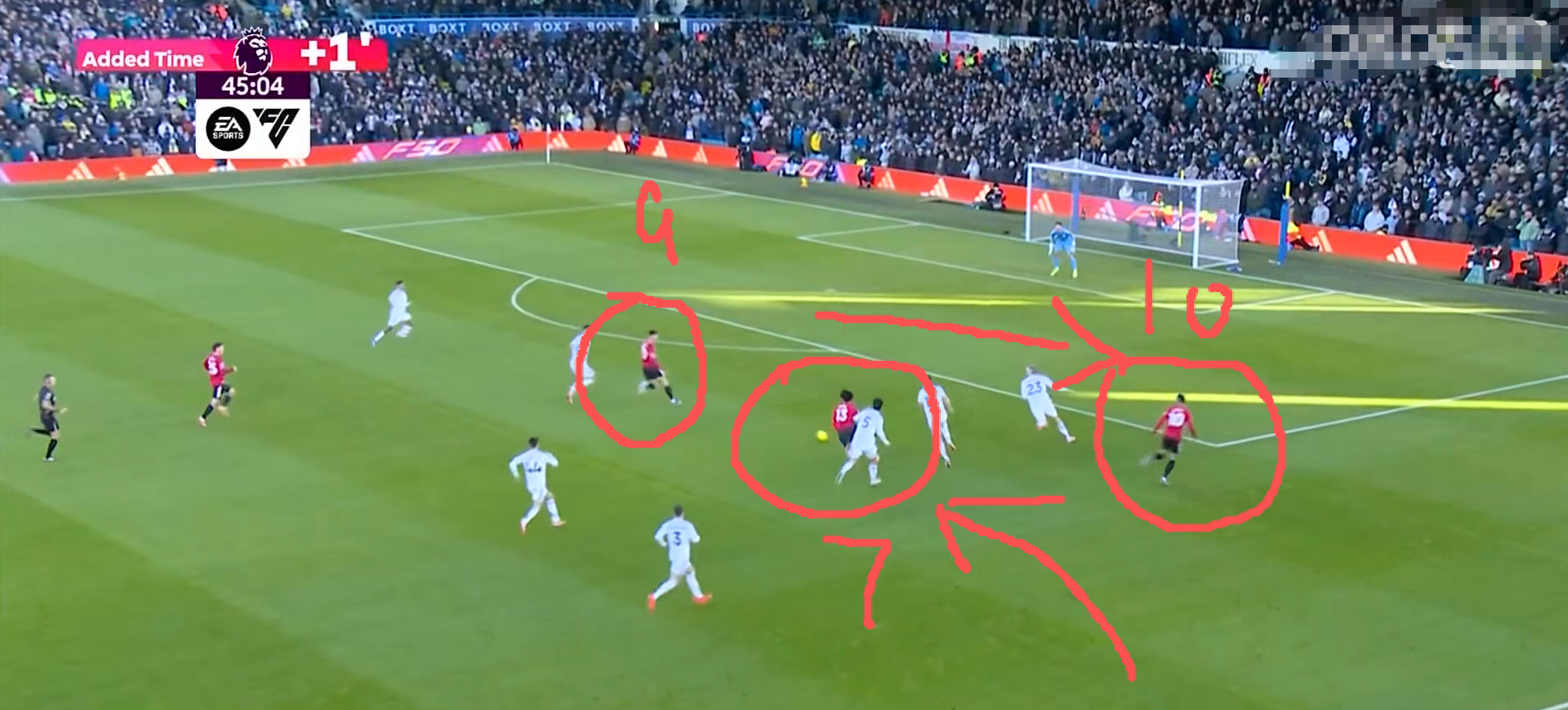 利兹联vs曼联 我说下上半场把，在我看来就是猴子打字。（你们都知道这个典故把）但