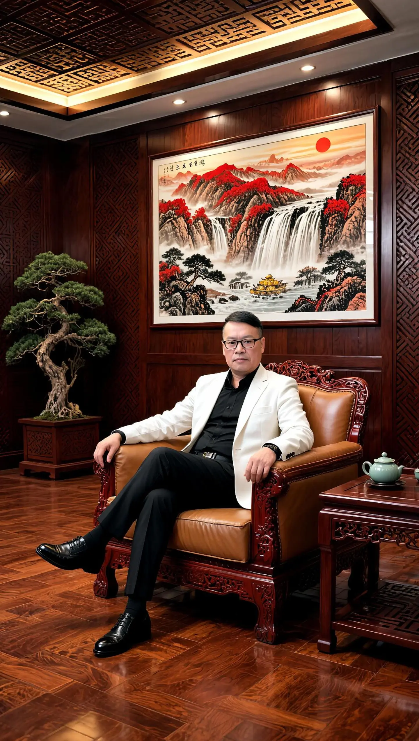 AI中式商务写真 ai创作 男生干净气质肖像写真 找到自己的风格形象 ...