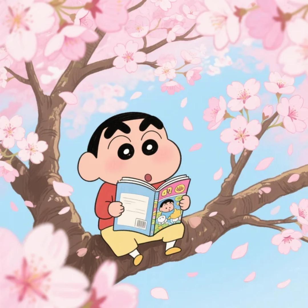 敲可爱蜡笔小新头像｜躲进自然，听风声，享清闲